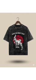 Who Decided That Oversized T-Shirt | Vintage Wash Anime Streetwear Tee