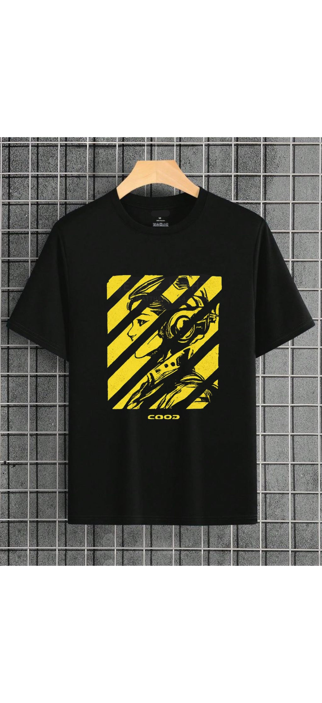 Cyber Cool Graphic T-Shirt for Men & Women | Black Streetwear Anime Tee