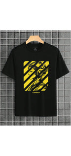 Cyber Cool Graphic T-Shirt for Men & Women | Black Streetwear Anime Tee