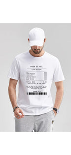 Paid It All Graphic Oversized White T-Shirt for Unisex | Aesthetic Streetwear Tee